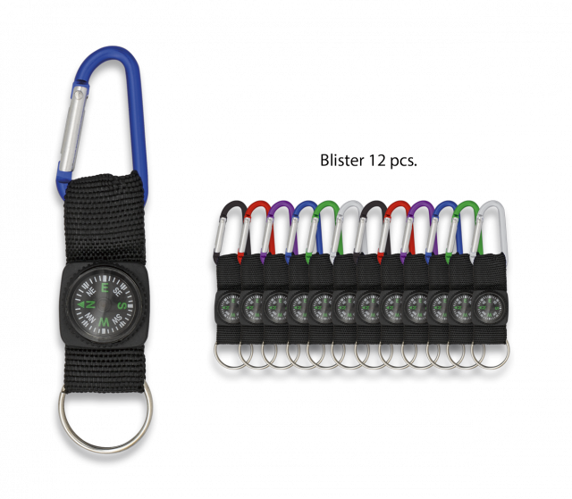 Llavero, Mosquet�n con Br�jula