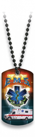 Placa con cadena de bolas E.M.S