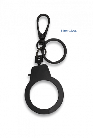 Llavero Grillete. color  Negro. Bl�ster