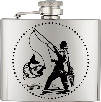 Petaca inox. Capacidad  4 OZ  ALBAINOX