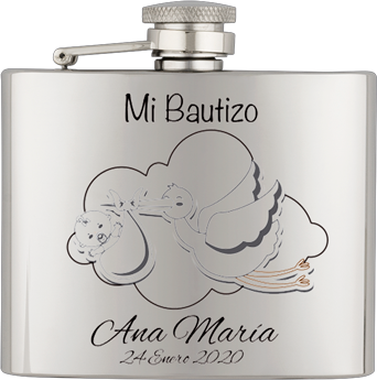 Petaca inox. Capacidad  4 OZ  ALBAINOX