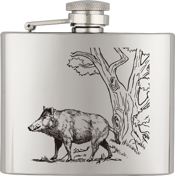 Petaca inox. Capacidad  4 OZ  ALBAINOX