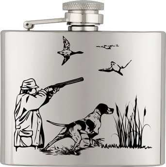 Petaca inox. Capacidad  4 OZ  ALBAINOX