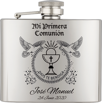 Petaca inox. Capacidad  4 OZ  ALBAINOX