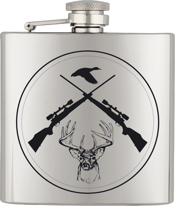 Petaca inox. Capacidad  6 OZ  ALBAINOX