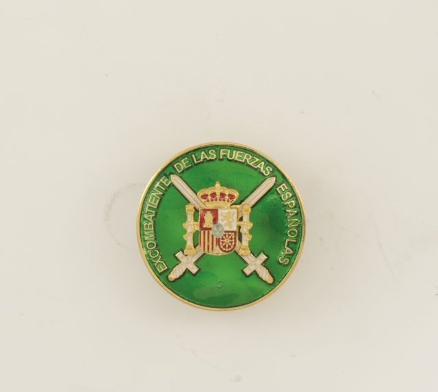 Distintivo Excombat. Fuerzas Espa�olas