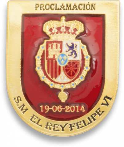Distintivo Proclamacion S.M. Felipe VI
