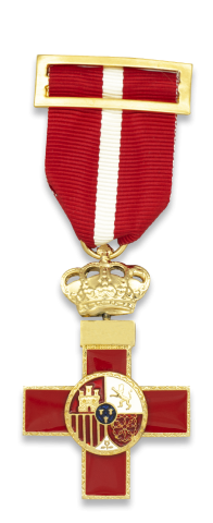 Medalla Merito Militar Distintivo Rojo
