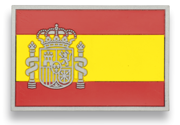 Parche goma  ESPA�A . (5.4 x 3.4 cm)