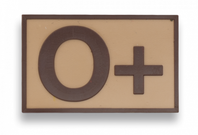 Parche goma ( 0+ ) Arida. (5.4 x3.4cm)