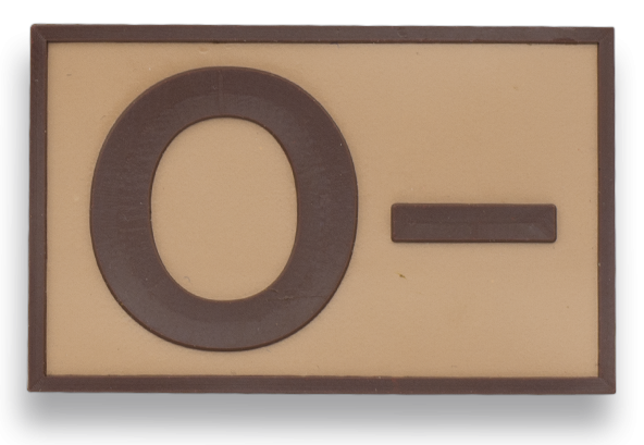 Parche goma ( 0 - ) Arido. (5.4 x 3.4cm)