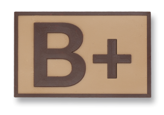 Parche T�ctico goma ( B+ ) TANavaja