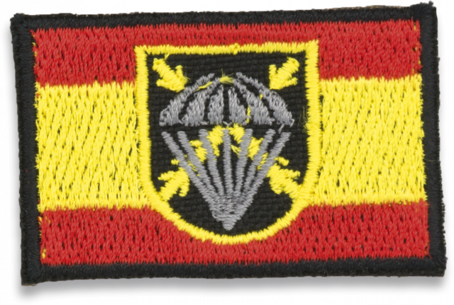 Bandera Espa�a bordada con logo BRIPAC