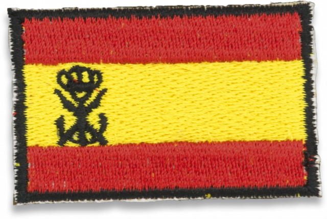 Bandera Espa�a bordada con logo I.MARINA