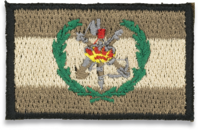 Bandera Espa�a gris con logo LEGIONARIOS