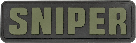 Parche Sniper 8x2.5 cm con velcro