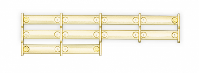 Armazon pasador diario 10 hueco plastico