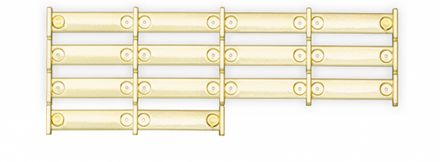 Armazon pasador diario 14 hueco plastico Armazon pasador diario 14 hueco plastico