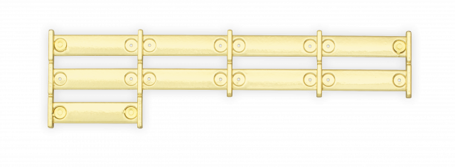 Armazon pasador diario 9 hueco plastico