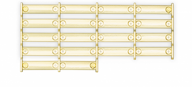 Armazon pasador diario 18 hueco plastico Armazon pasador diario 18 hueco plastico