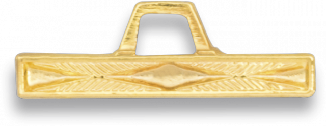 Barra Comienzo Dorada Distintivo Monta�a