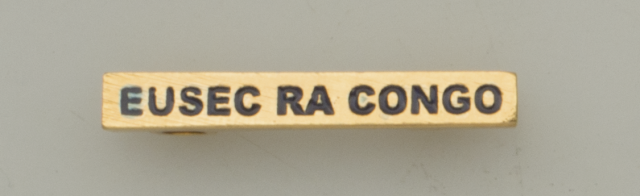 Barra mision  EUSEC RA CONGO