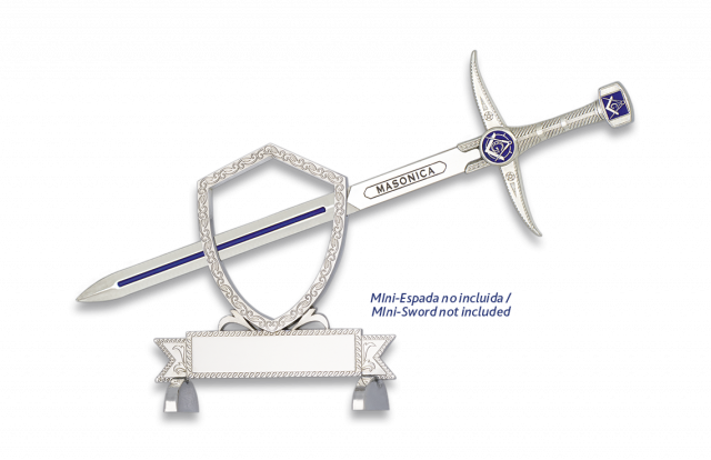 Display para espada mini. color Plata