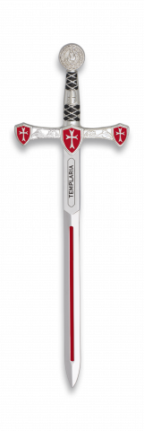 Espada zinc templaria. 17.4 cm.TOLE10 Espada zinc templaria. 17.4 cm.TOLE10