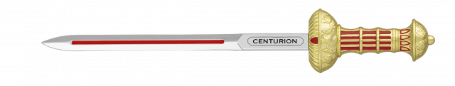 Mini espada CenturióNavaja Hoja 17.3 cm