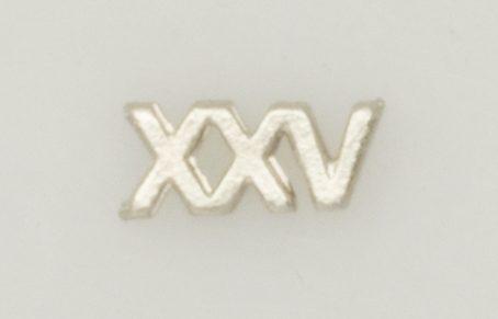 Numeral Policia Navaja Pasador XXV Numeral Policia Navaja Pasador XXV