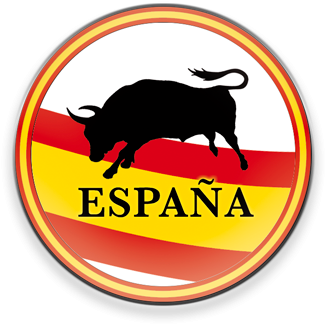 Im�n frigo redondo Espa�a toro diam 5 cm