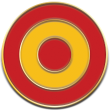 pin Espa�a diana 1,8 cm