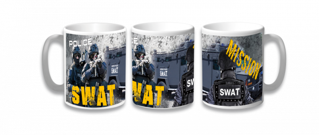 Taza Ceramica SWAT