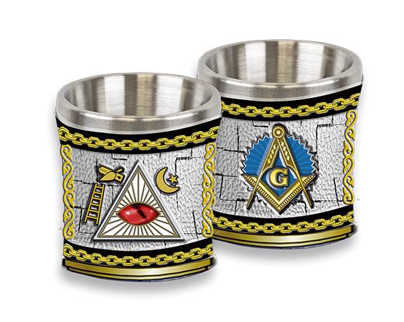 vaso chupito Masones