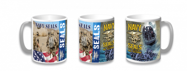 Taza ceramica Navy Seals.