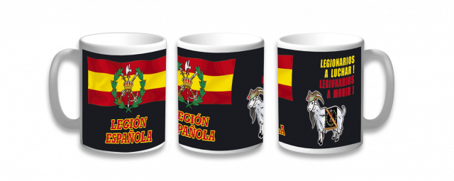 Taza Ceramica Legi�n Espa�ola Taza Ceramica Legi�n Espa�ola