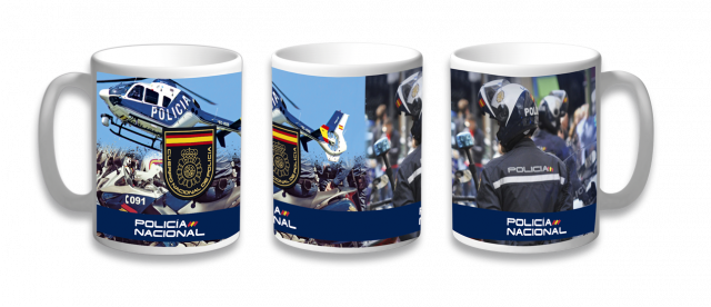 Taza Ceramica Policia Nacional