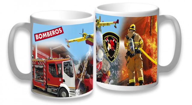 Taza ceramica Bomberos Taza ceramica Bomberos