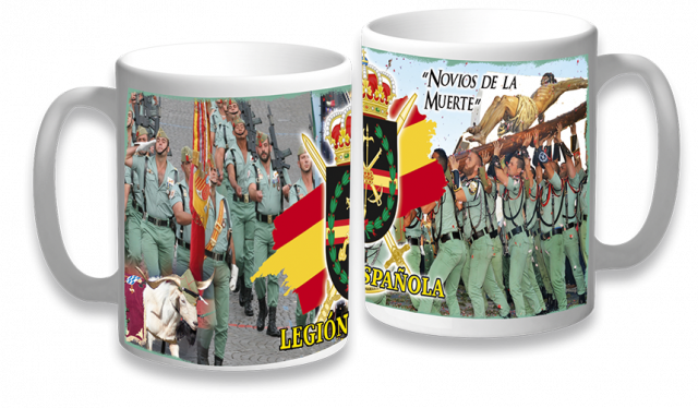 Taza ceramica LEGION ESPA�OLAA