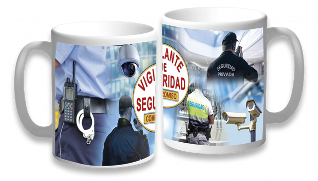 Taza ceramica Vigilante Seguridad