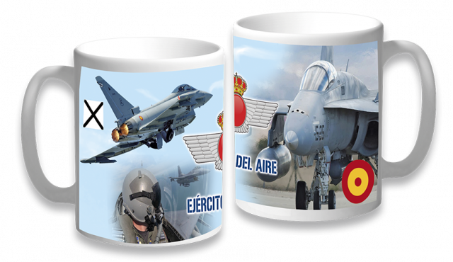 Taza ceramica Ejercito Del Aire