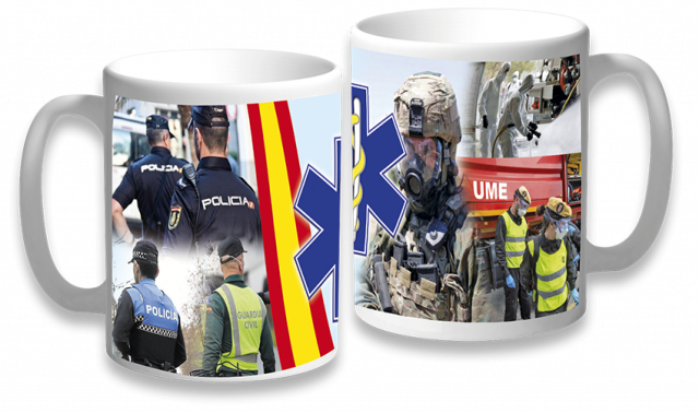 Taza ceramica Estrella de la Vida