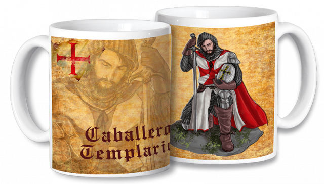 Taza ceramica CABALLEROS TEMPLARIOS