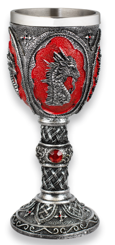 Copa resina dragones
