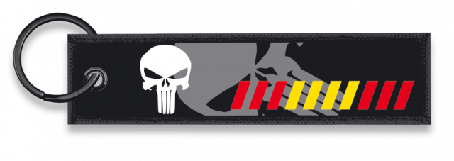 Tirador nylon Barbaric calavera