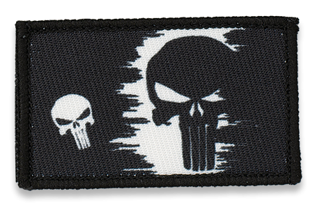 Parche Calavera 4.2 *7.0 cm con velcro