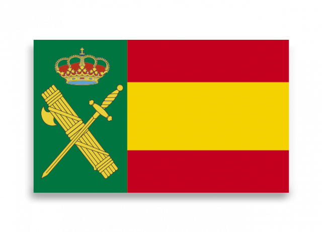 Pegatina Gota Cera Espa�a Guardia Civil