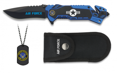 Navaja Albainox AIR FORCE. Con chapa. H