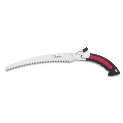 SERRUCHO DE CORTE POR TRACCI�N CON FUNDA  - HOJA CURVA 30 cm 3C