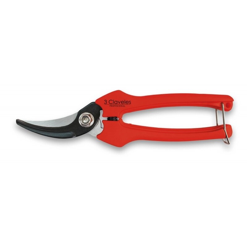 TIJERA DE VENDIMIA Y RECOLECCION CURVA 7 pulg  18,5 cm D 3C